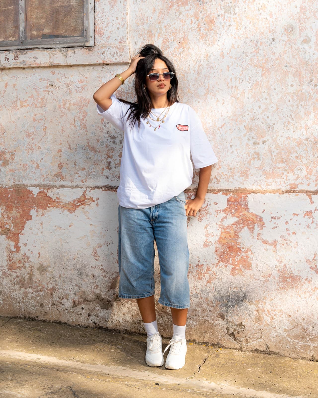 Dripnality’s Oversized Multi-Balaclavas White T-Shirt image 8