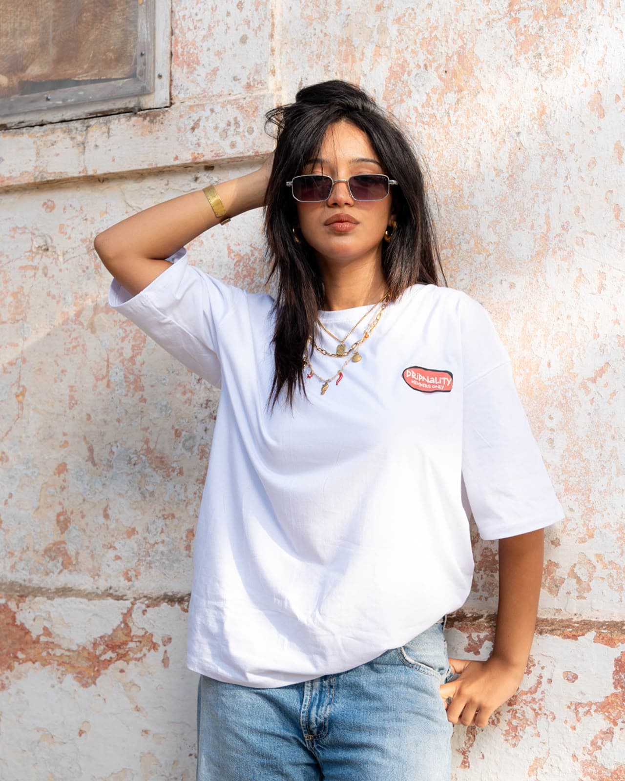 Dripnality’s Oversized Multi-Balaclavas White T-Shirt image 9