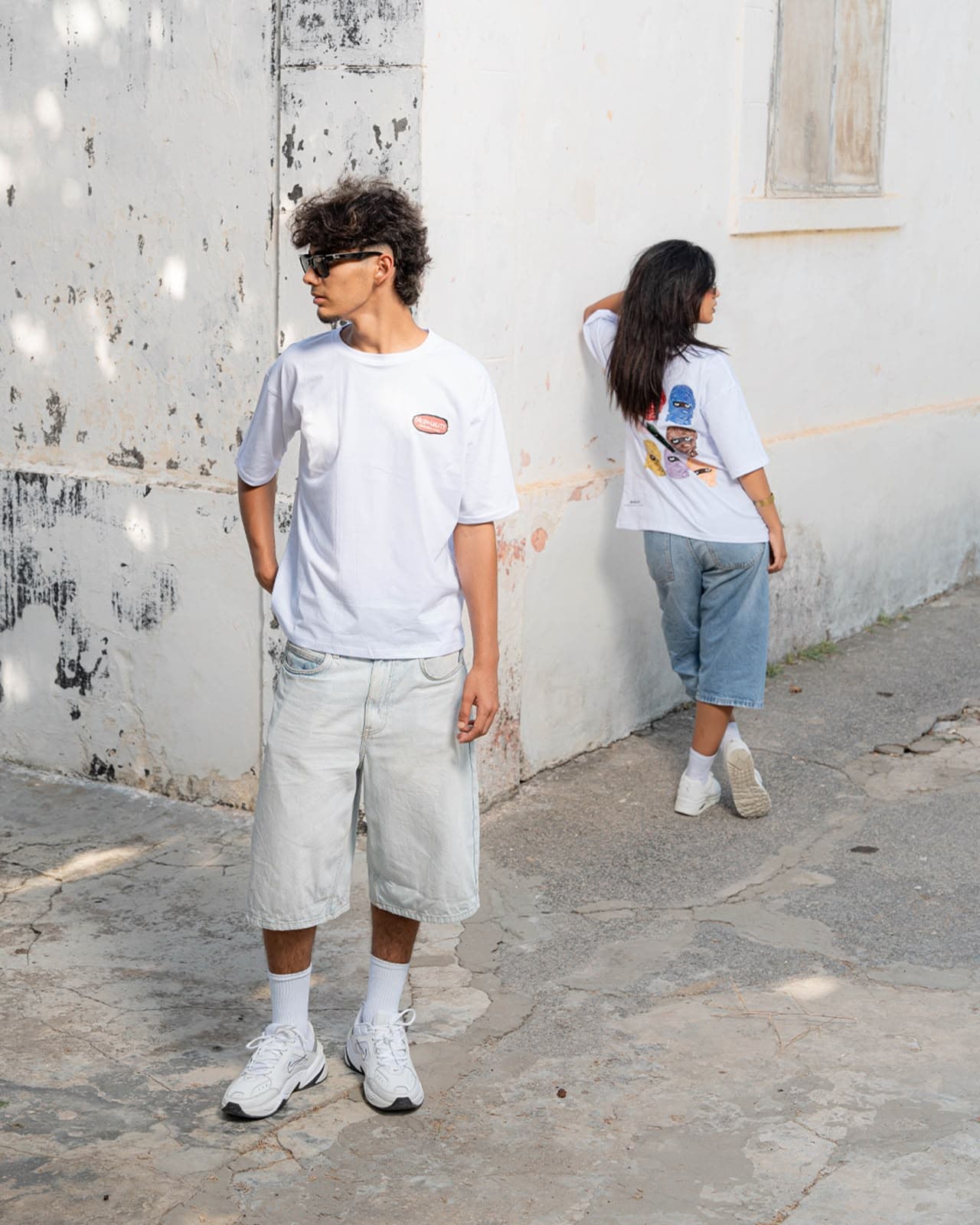 Dripnality’s Oversized Multi-Balaclavas White T-Shirt image 10